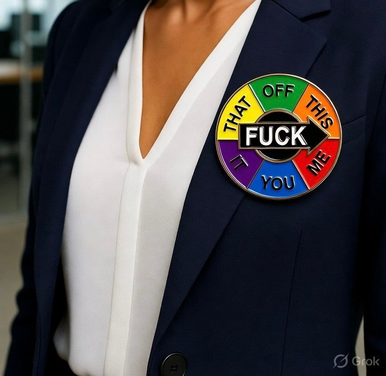 Spin & Swear Pin