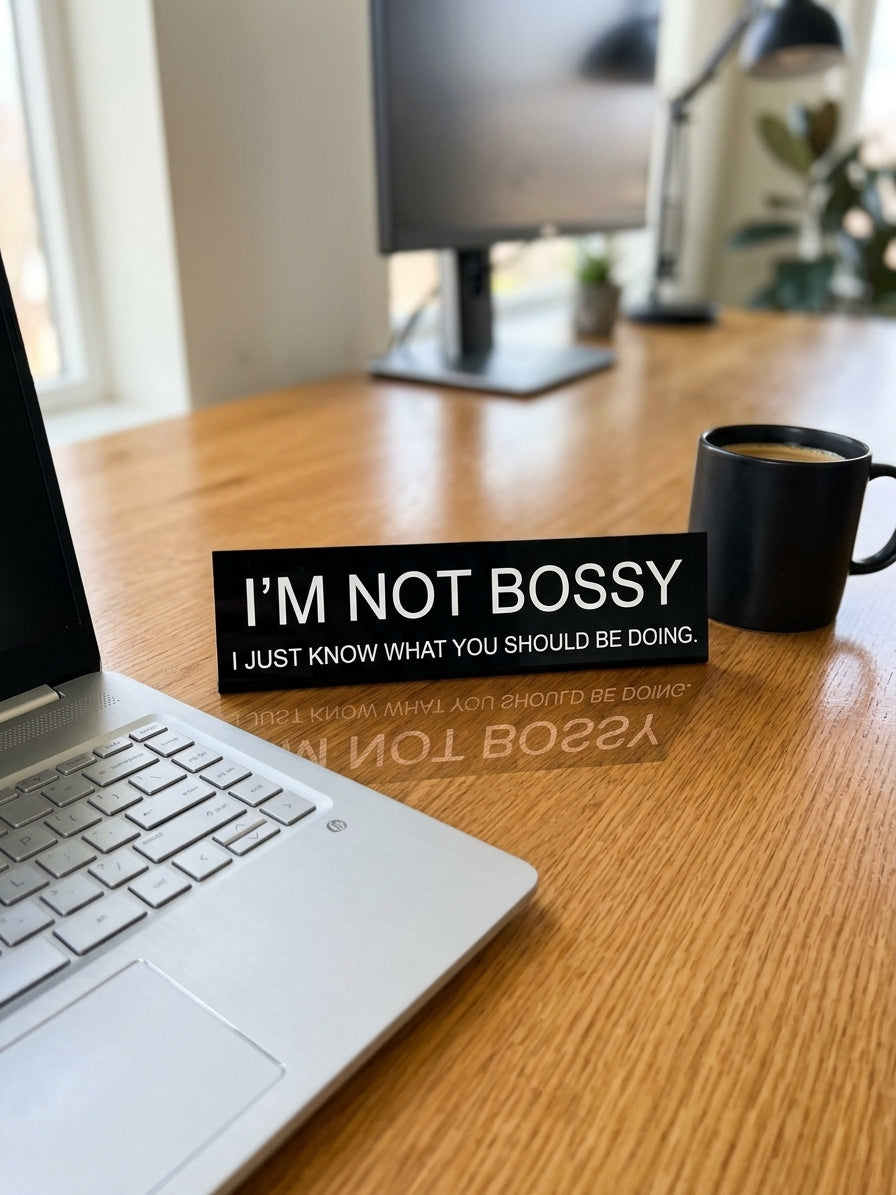 Funny Sarcastic Office Desk Signs